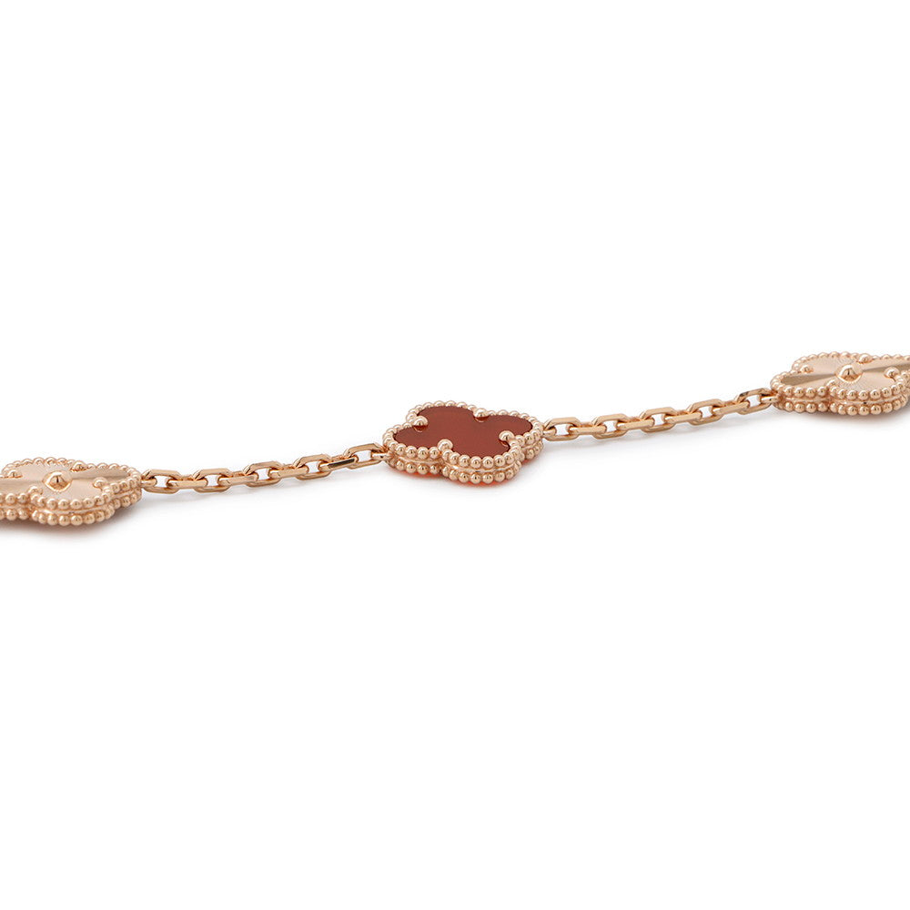 Van Cleef & Arpels Vintage Alhambra Bracelet 5 motifsVCARP7RP00 18K Pink Gold