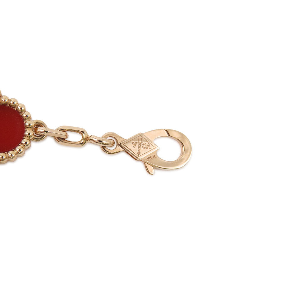 Van Cleef & Arpels Vintage Alhambra Bracelet 5 motifsVCARP7RP00 18K Pink Gold