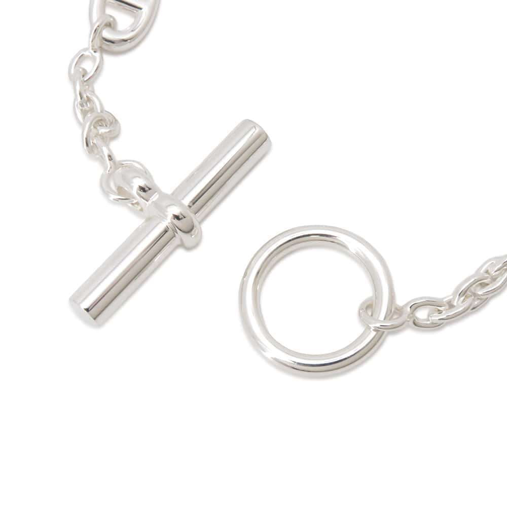 HERMES Chaine d'Ancre Farandole Bracelet Size LG SV925