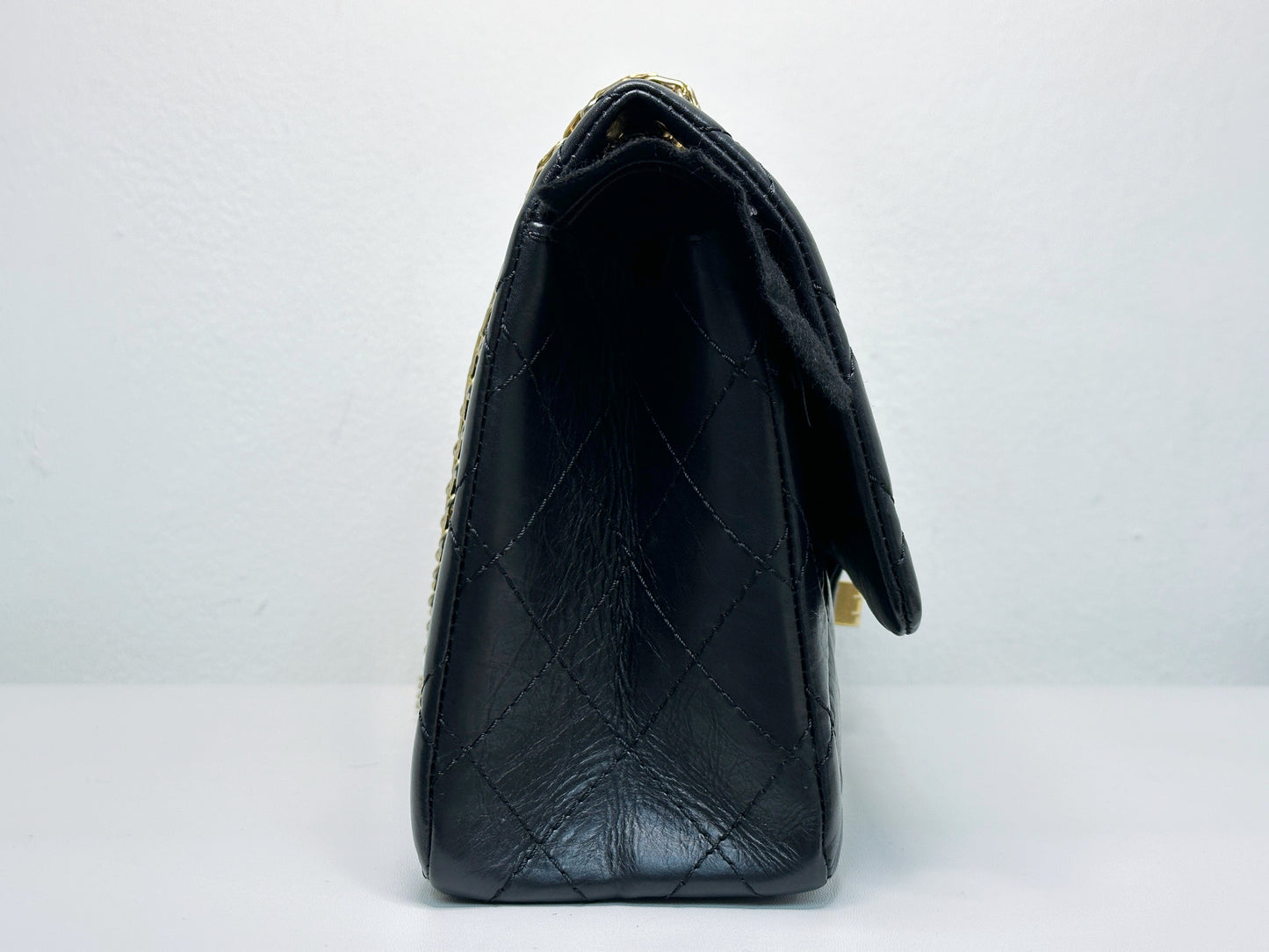 Chanel Marine Quilted Aged Calfskin 2.55 Reissue 226 Flap Bag