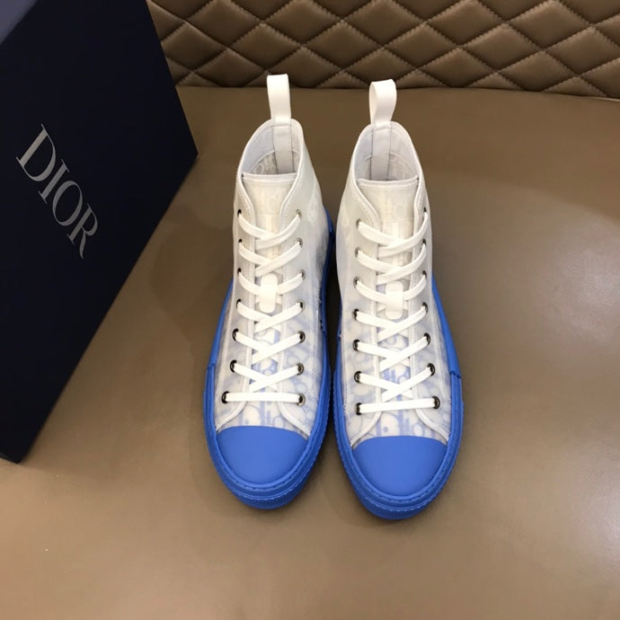 Christian Dior B23 Oblique GradiNew Arrivalt Blue HIGH-TOP SNEAKER