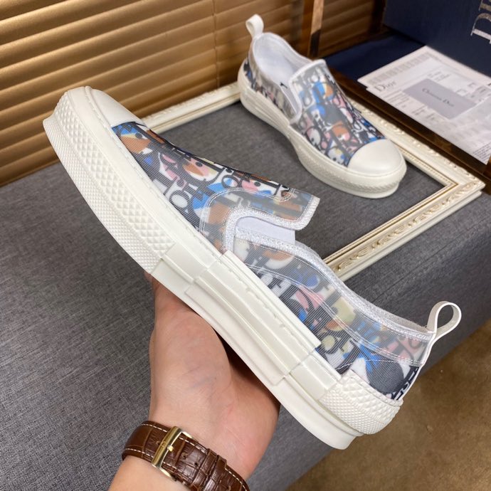 Christian Dior B23 Slip MultiColor And White LOW-TOP SNEAKER