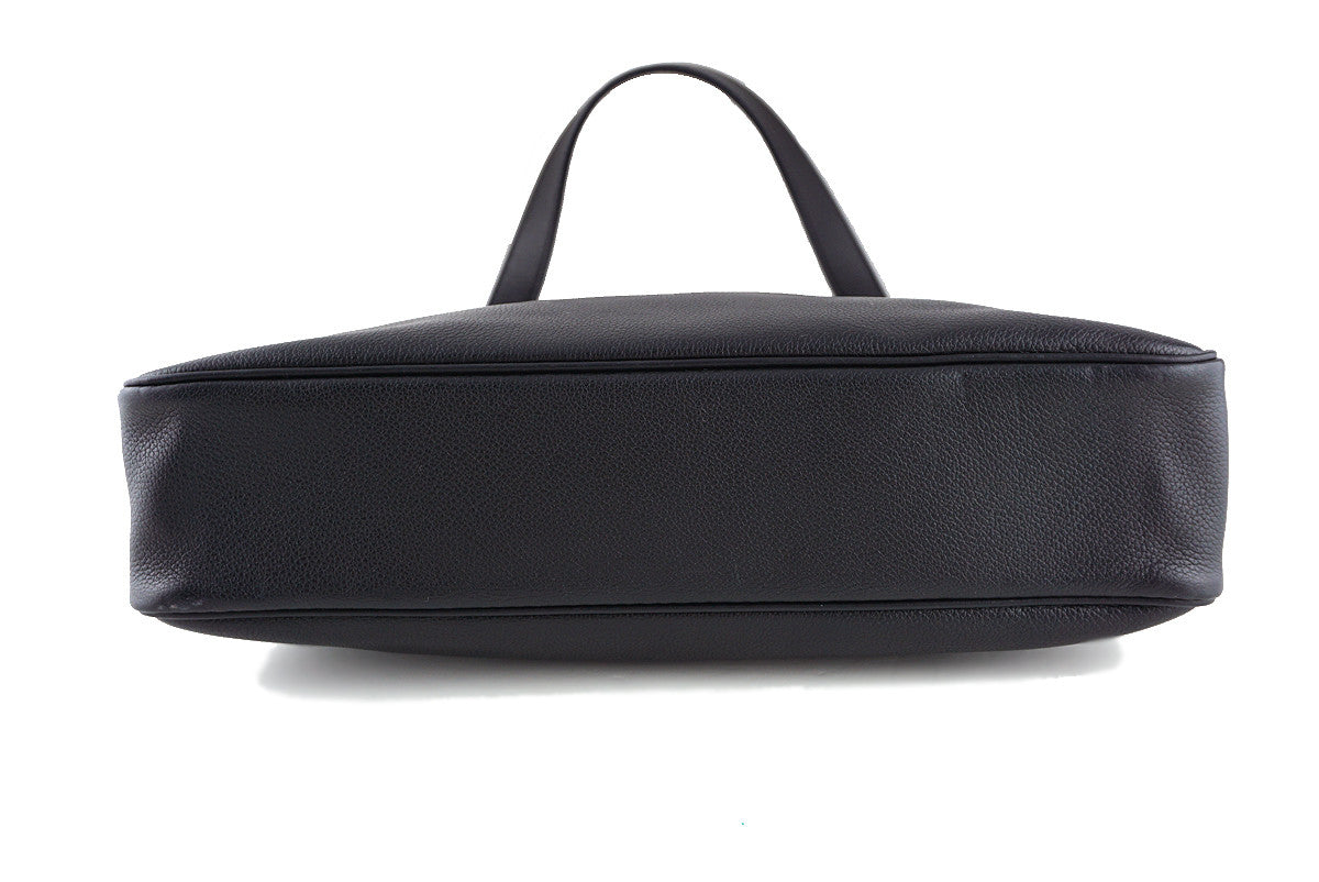 Hermes Black Massai Cut PM Hobo Bag