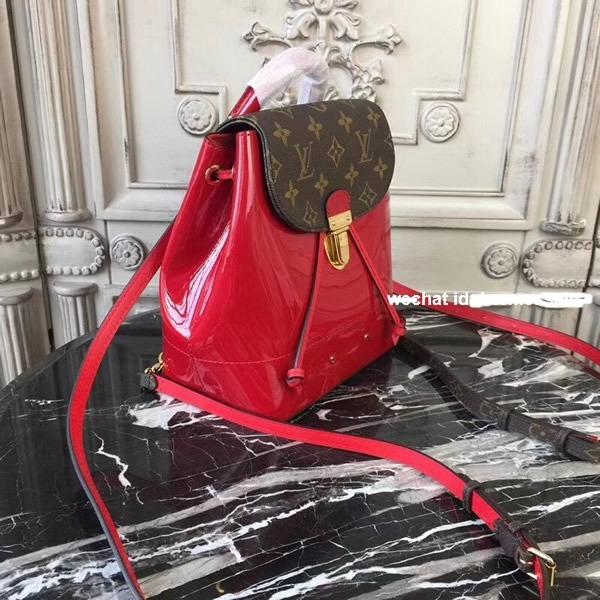 Louis Vuitton Hot Springs Backpack Patent Leather Red