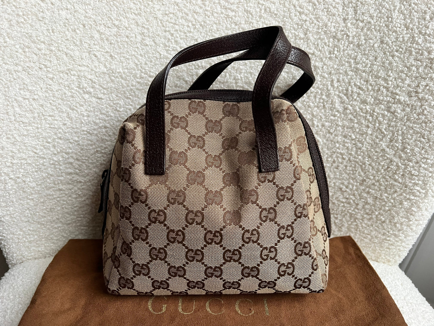 Gucci Vintage Monogram Canvas Bag