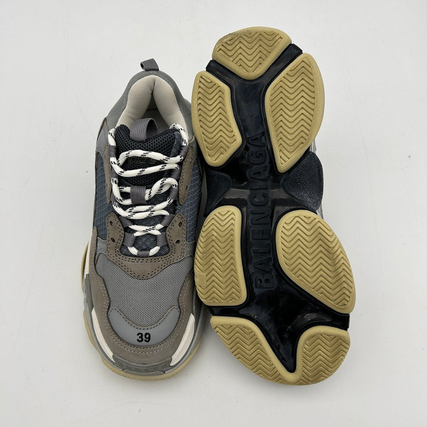 Balenciaga Triple S Gray Shoes in Grey, US Men`s Size 9 24080810