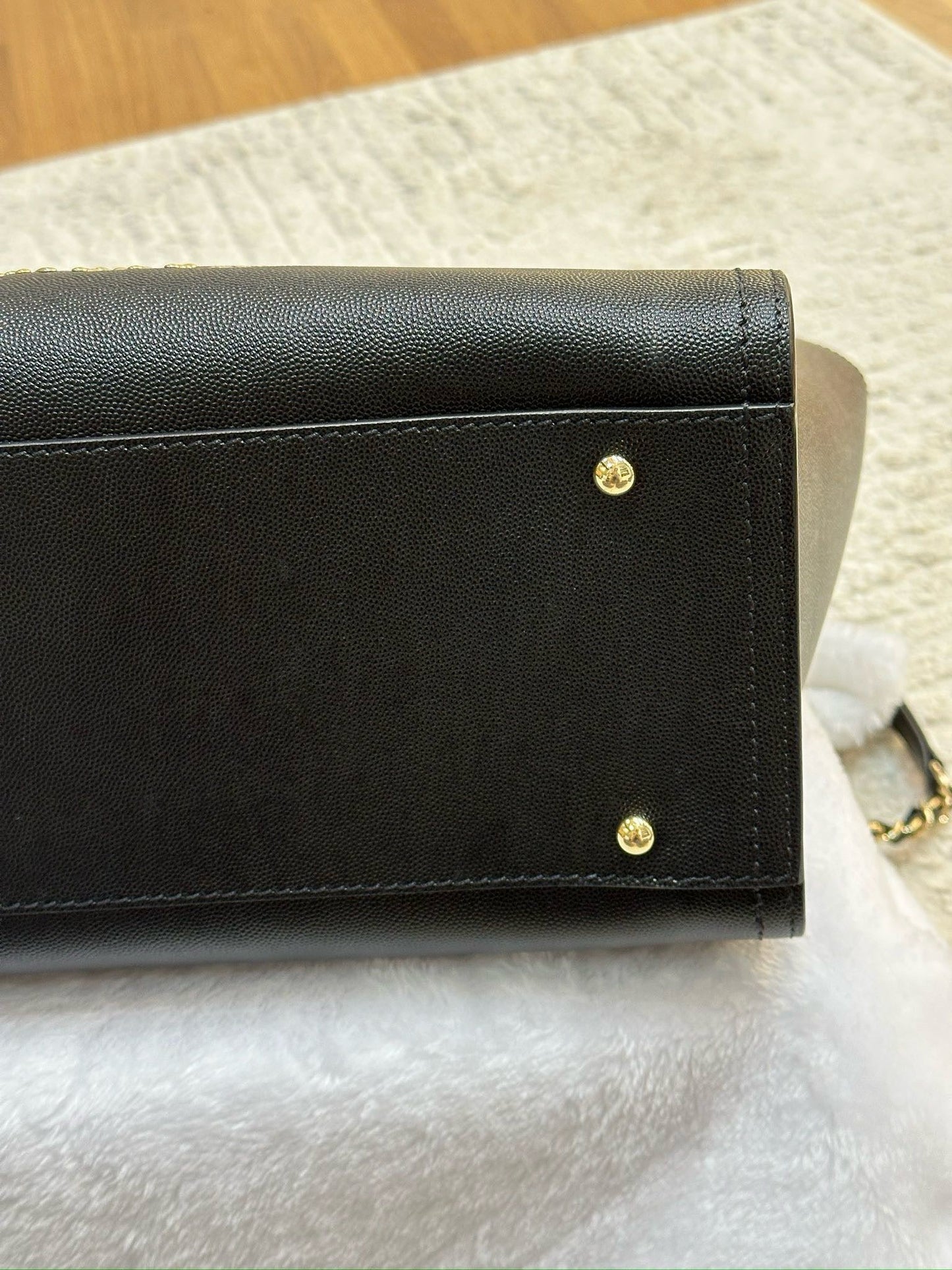 Chanel Small Deauville Caviar Tote Studded Black