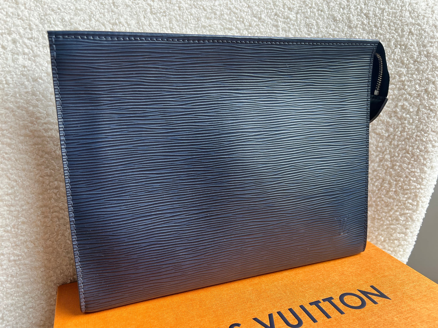 Louis Vuitton Toiletry Pouch 26 Navy Blue Epi