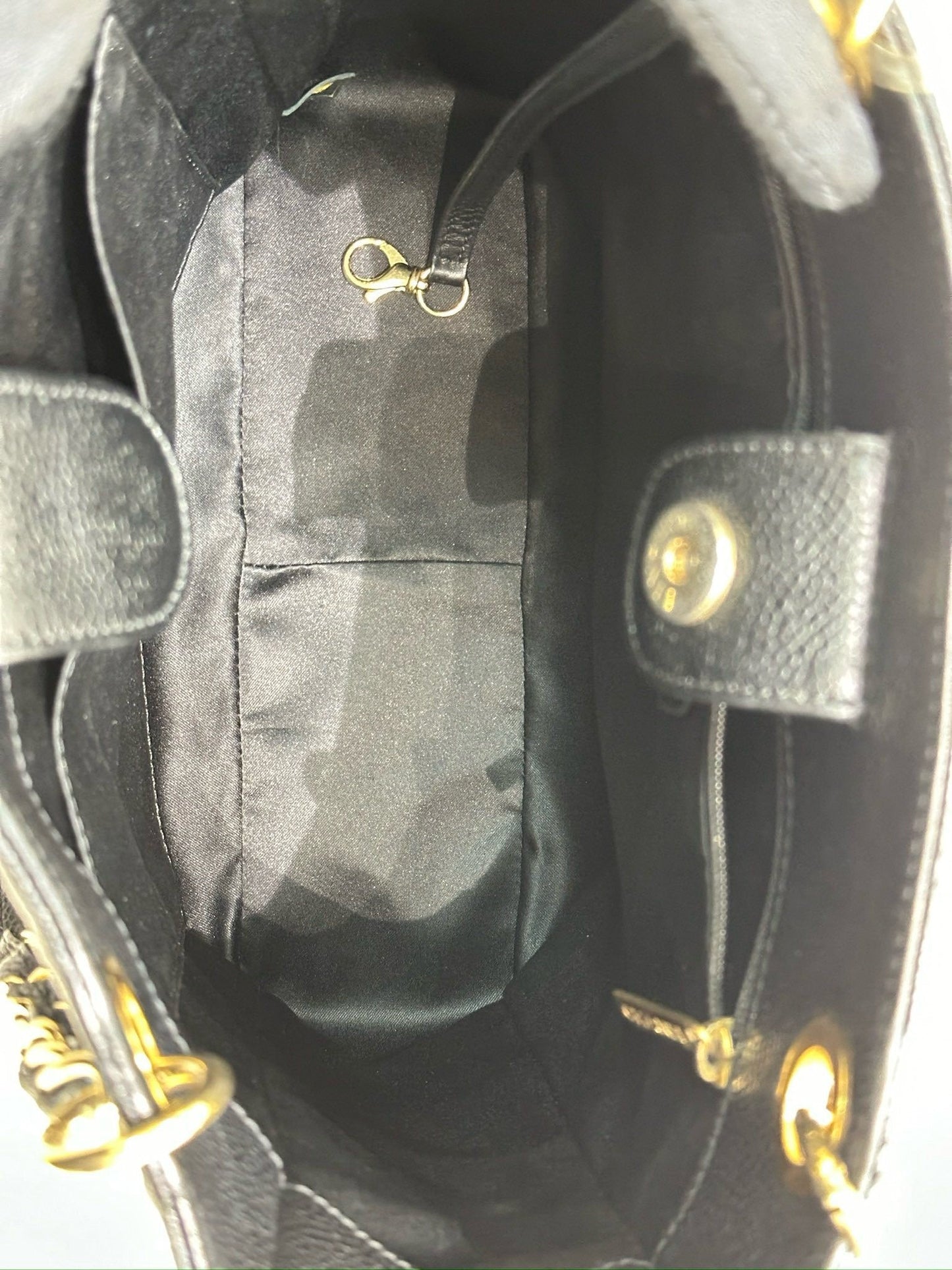 Chanel Caviar Quilted Petit Shopping Tote PST Black