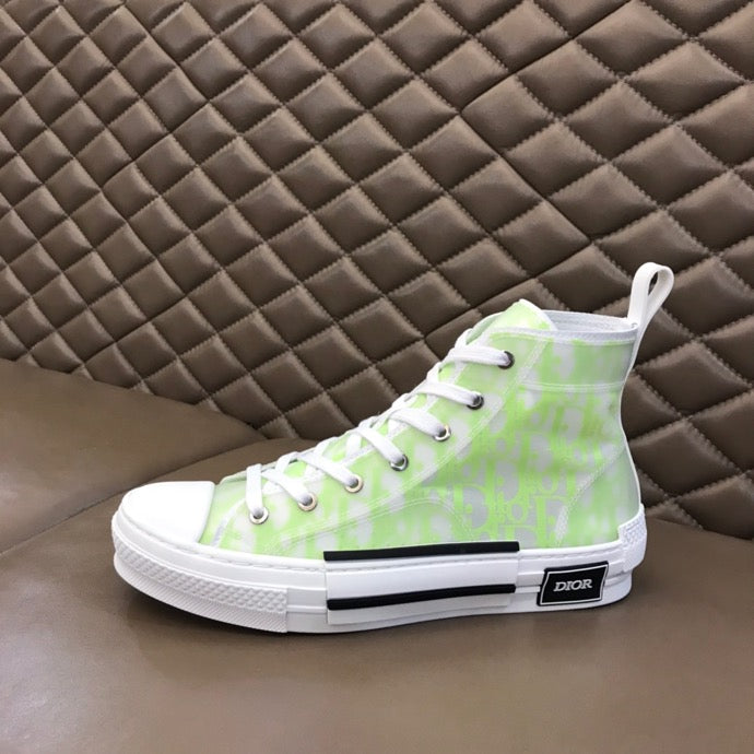 Christian Dior B23 White and Yellow HIGH-TOP SNEAKER