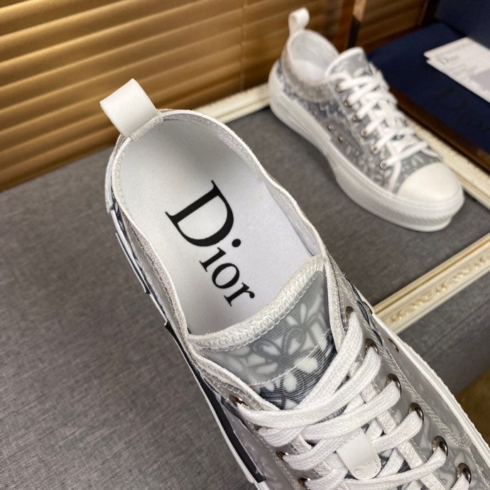 Christian Dior B23 White and Black LOW-TOP SNEAKER