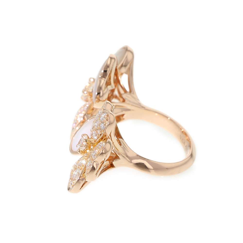 Van Cleef & Arpels Cosmos Entree Les Doors Ring Size 53/#13VCARO55100 18K Pink Gold