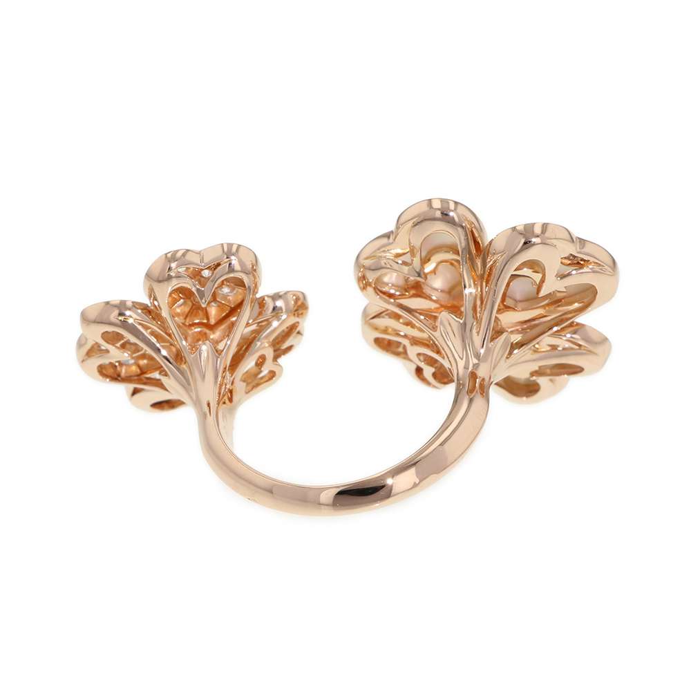 Van Cleef & Arpels Cosmos Entree Les Doors Ring Size 53/#13VCARO55100 18K Pink Gold