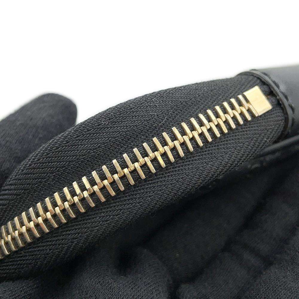GUCCI Guccissima Clutch Bag Black607726 Leather