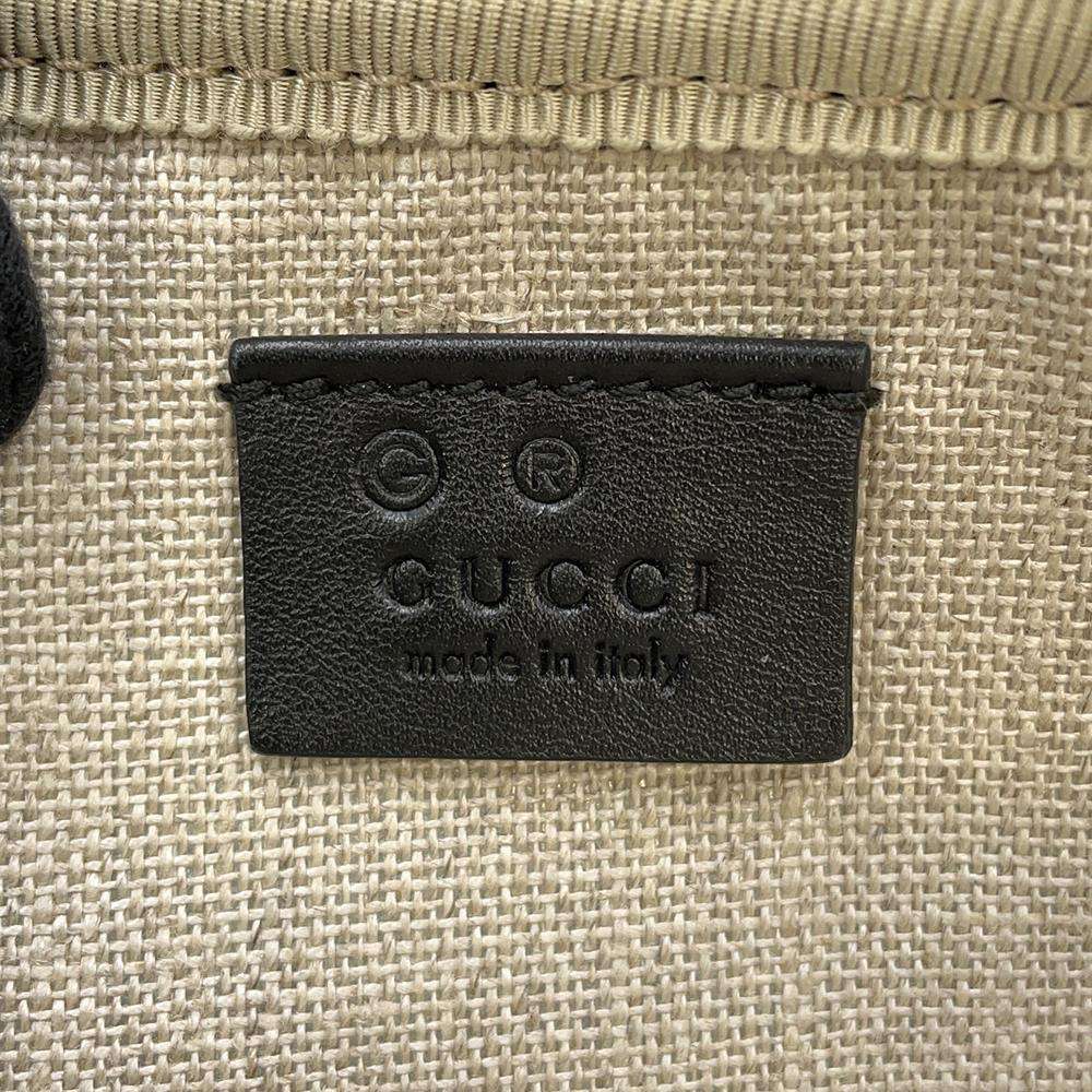 GUCCI Guccissima Clutch Bag Black607726 Leather