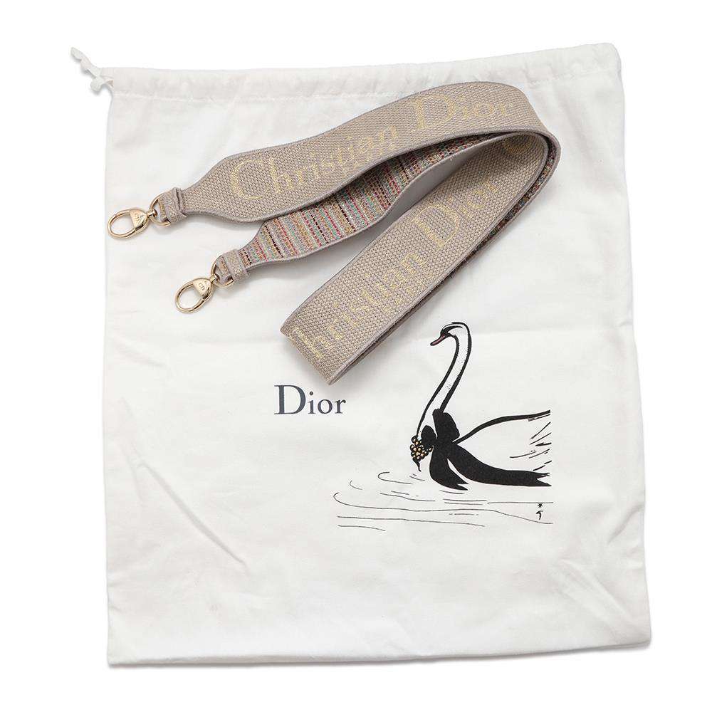 Dior Lady Delight Beige/Multicolor Canvas Size Medium