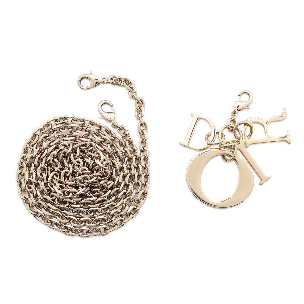 Dior Cannage ChainPouch Pink Patent Leather