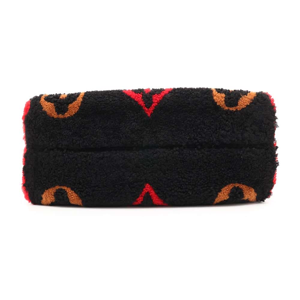 LOUIS VUITTON Onthego Noir/RedM55421 Monogram / Teddy Size GM