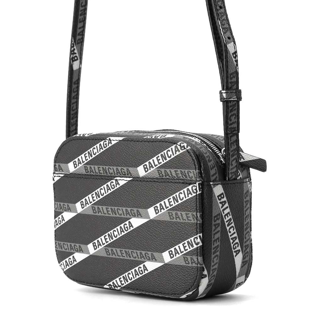 BALENCIAGA everyday camera bag Black/Gray552372 Leather Size XS