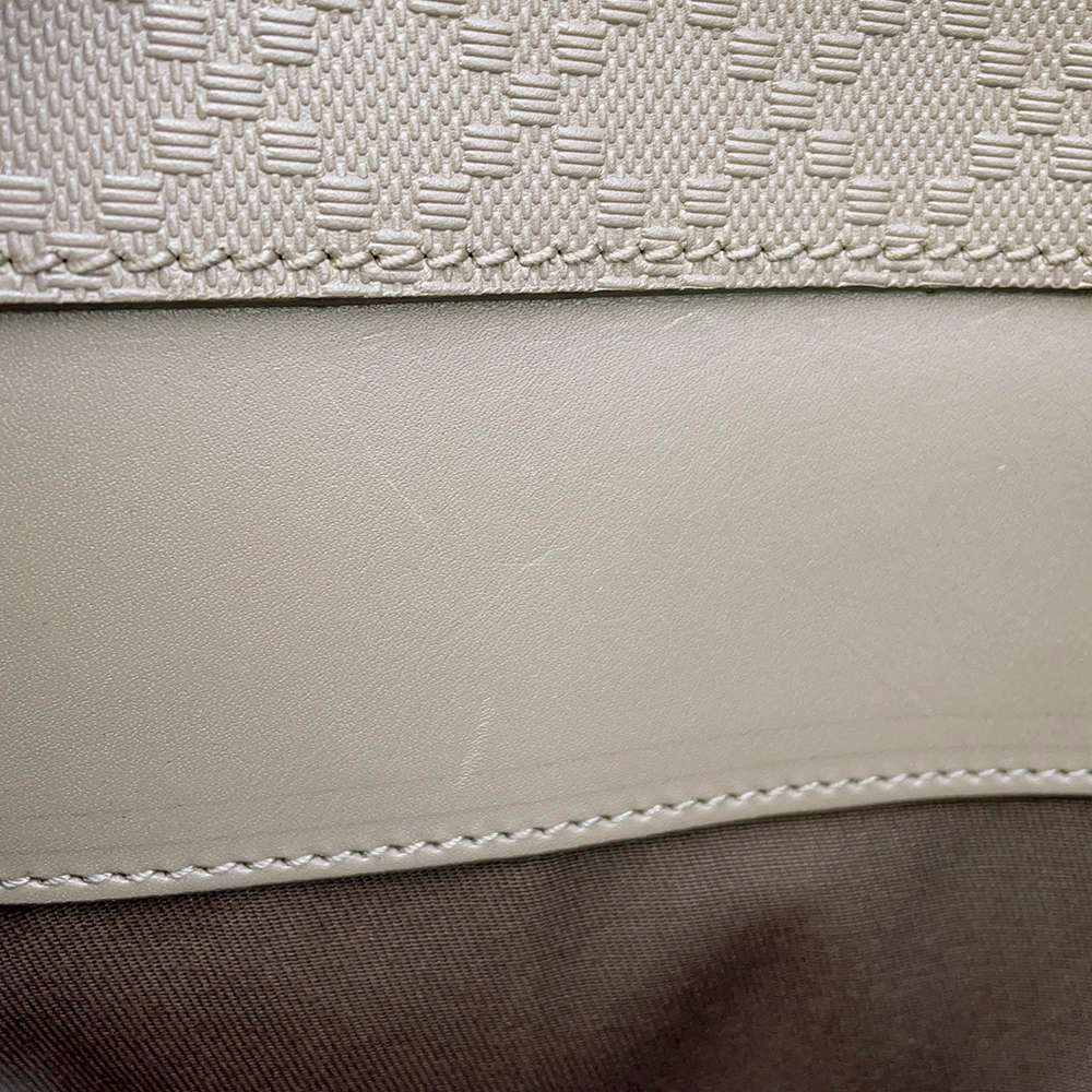 GUCCI Bright Diamante Clutch Bag Greige368564 Leather