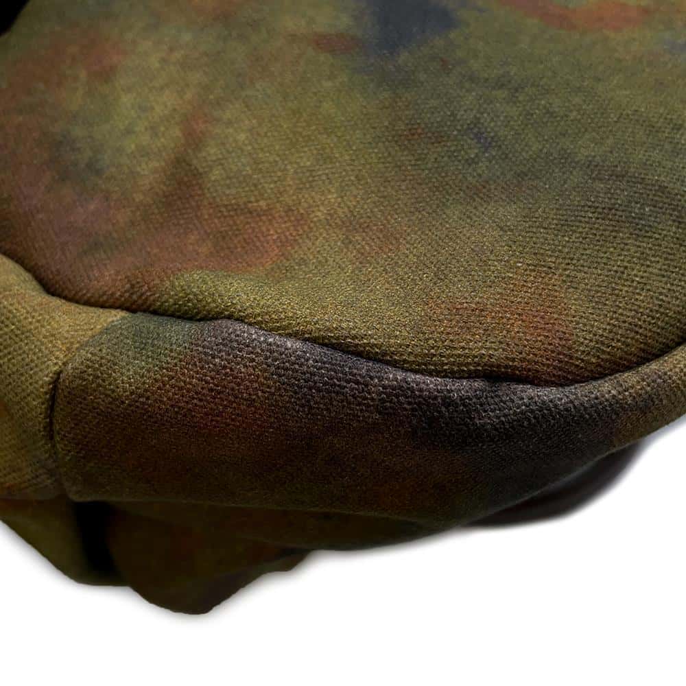 CHANEL Embroidery Graffiti Bag Khaki/BrownA92791 Canvas Leather