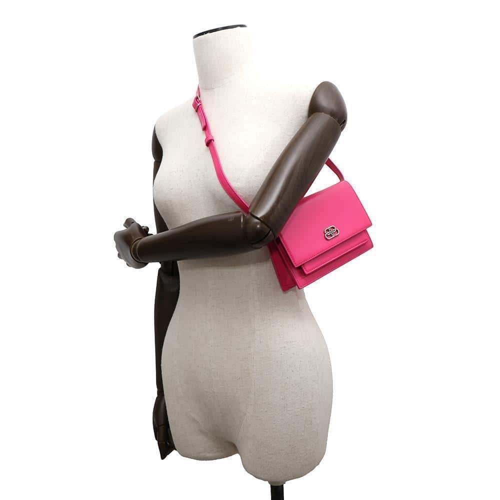 BALENCIAGA Sharp 2way waist pouch Pink594938 Leather Size XS