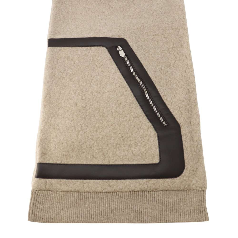 HERMES Scarf "Teddy Pocket" desaire Wool 65% Cashmere35%