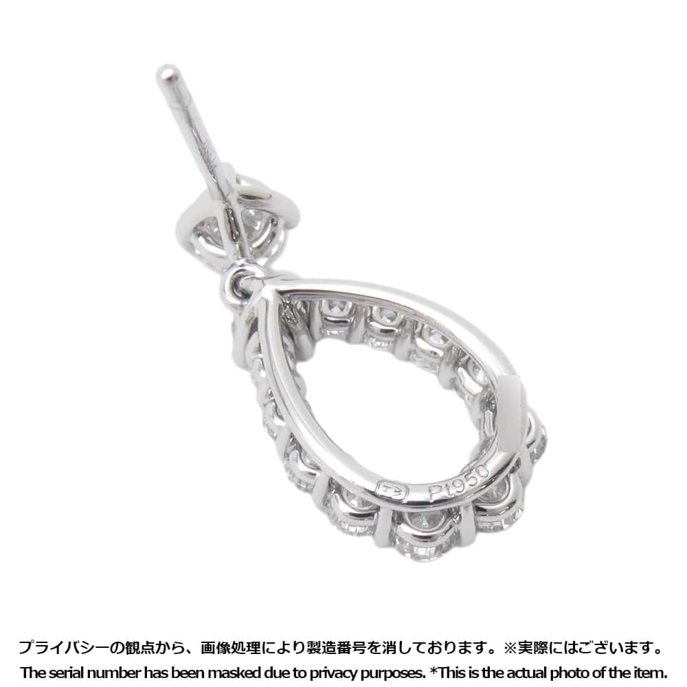 HARRY WINSTON Loop Earrings Size MediumEADPRDMDLP Pt950
