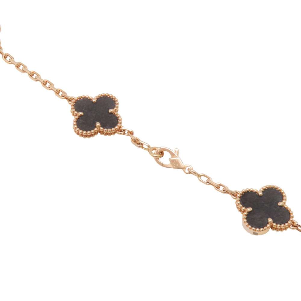 Van Cleef & Arpels Vintage Alhambra Necklace 20 motifs 2023 Holiday CollectionVCARP7S700 18K Pink Gold