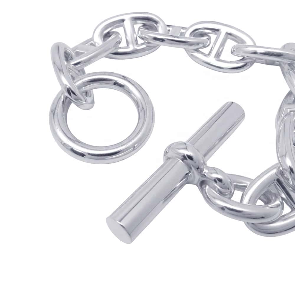 HERMES Chaine d'Ancre Bracelet 10 frames Size TGM SV925