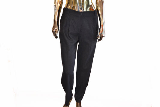 Ready to Wear Chanel Grey Wool Pants Size 2A | Havik Shop.com - Shop Now at Havik Shop.com
