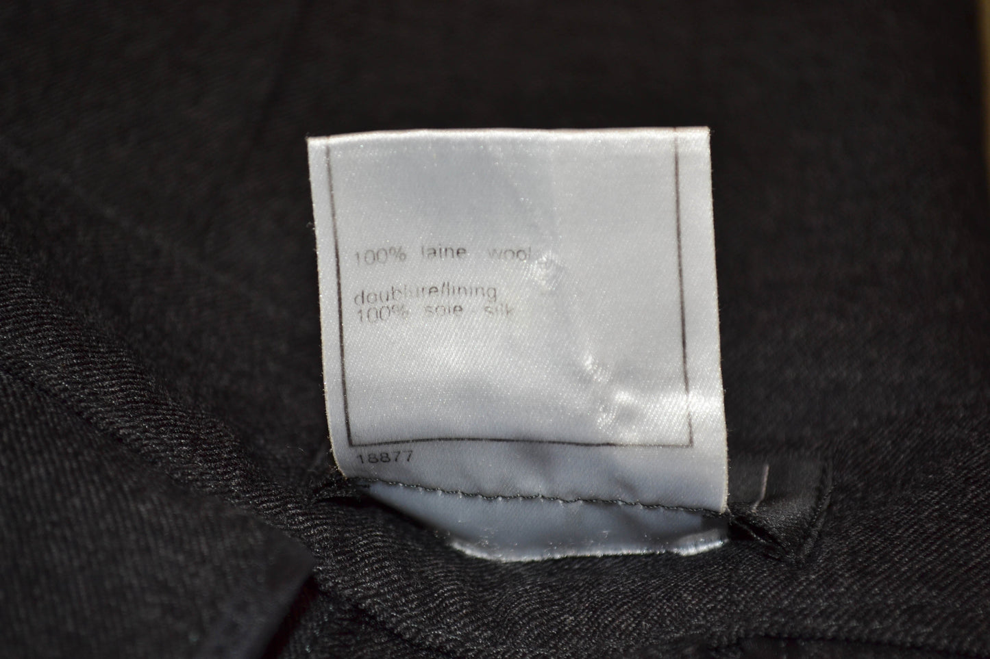 Chanel Grey Wool Pants Size 2A
