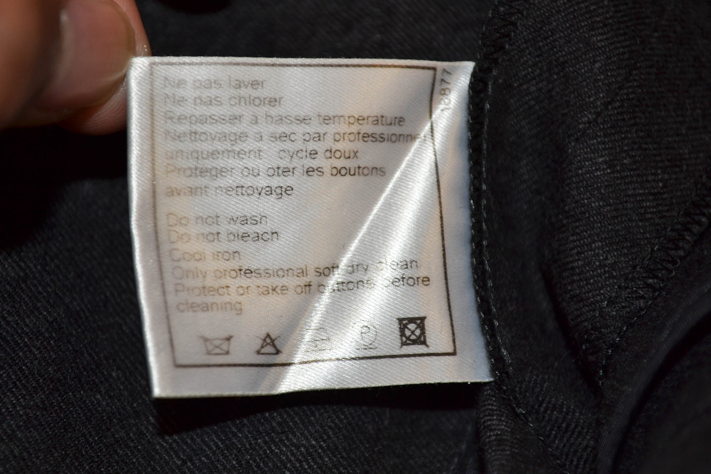 Chanel Grey Wool Pants Size 2A