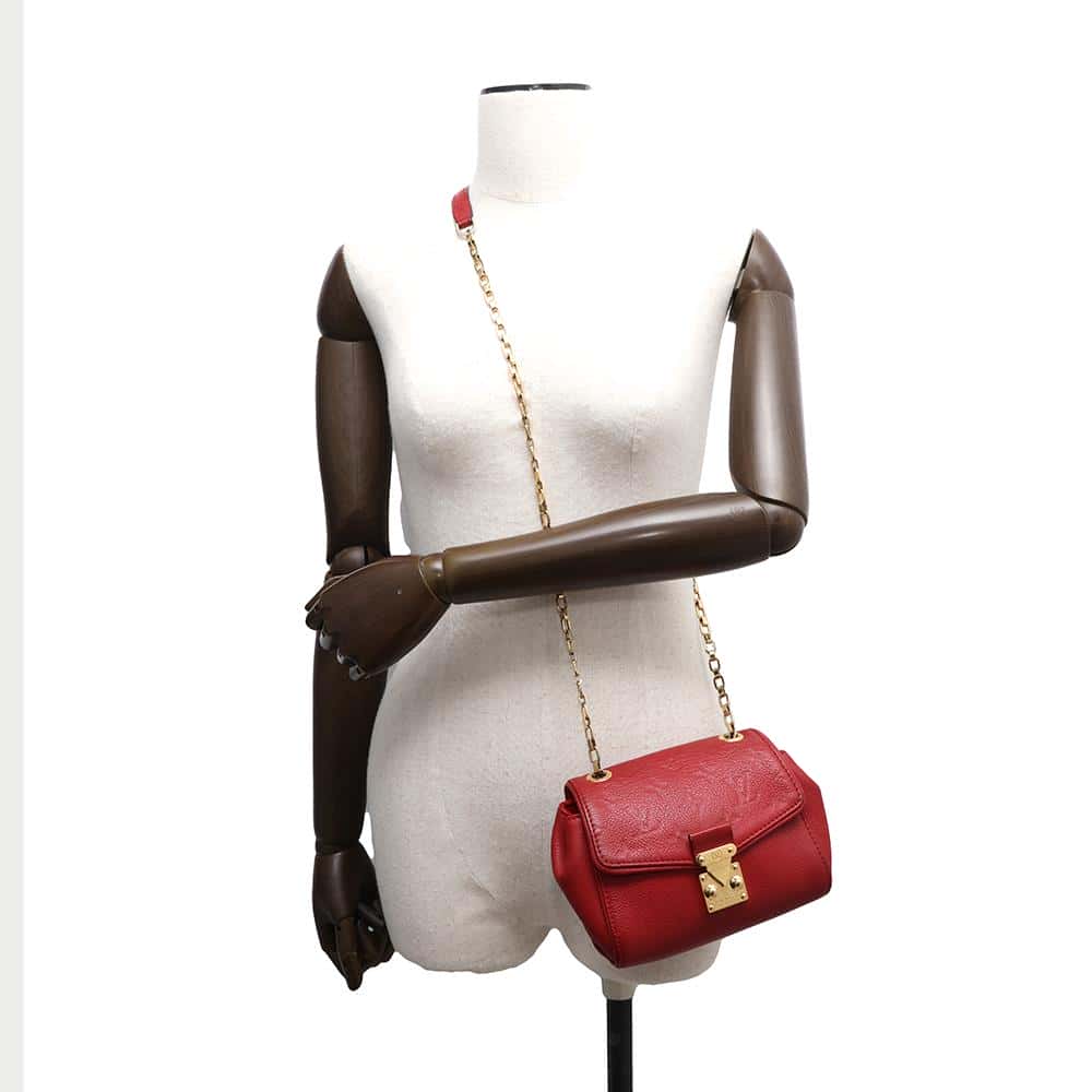 LOUIS VUITTON Saint Germain CeriseM94553 Monogram Empreinte Leather Size BB