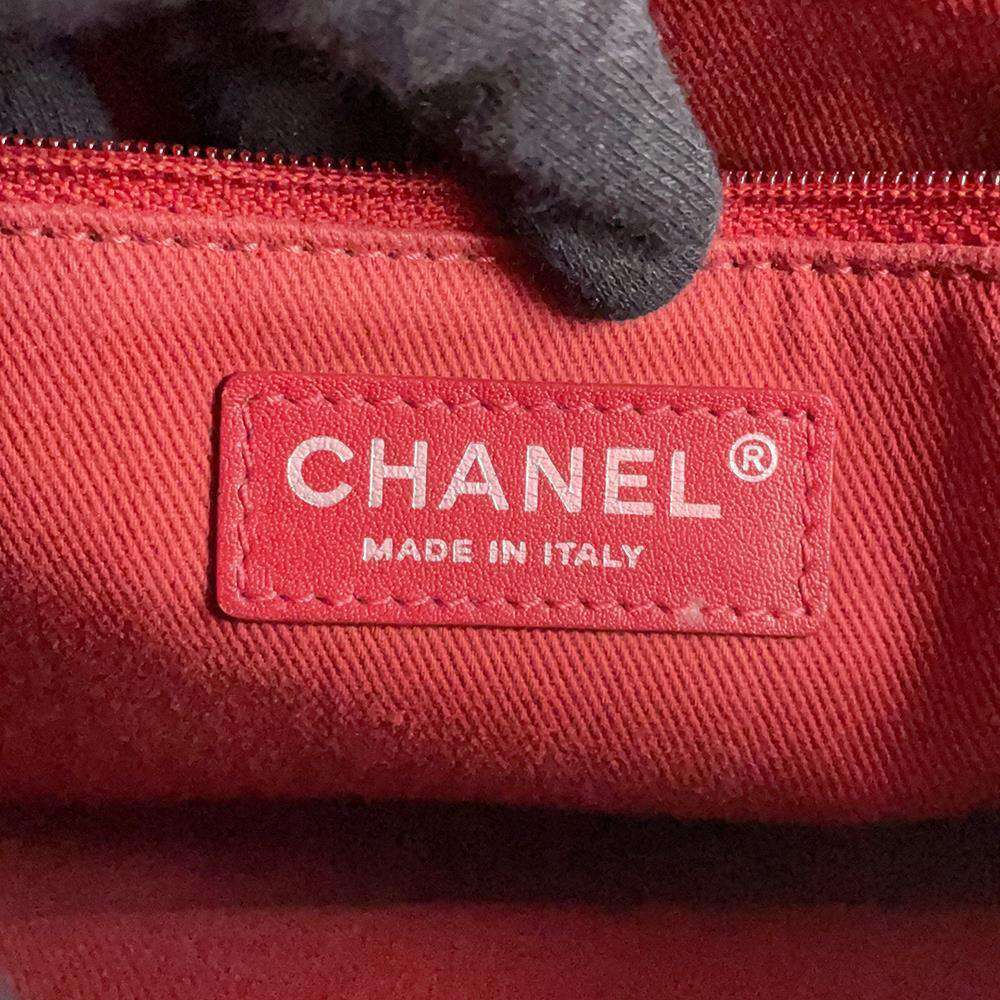 CHANEL Matelasse Coco Handle 29 RedA92991 Caviar Leather Size Large