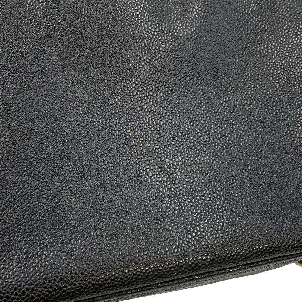CHANEL CC Logo 2WAY Vanity Bag BlackA07061 Caviar Leather