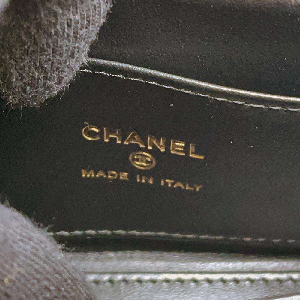 CHANEL Mini ChainClutch Shoulder Bag BlackAP3435 Aged Calf Leather