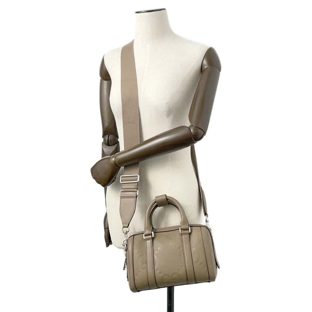 GUCCI Jumbo GG Mini Travel Bag Brown725292 Leather