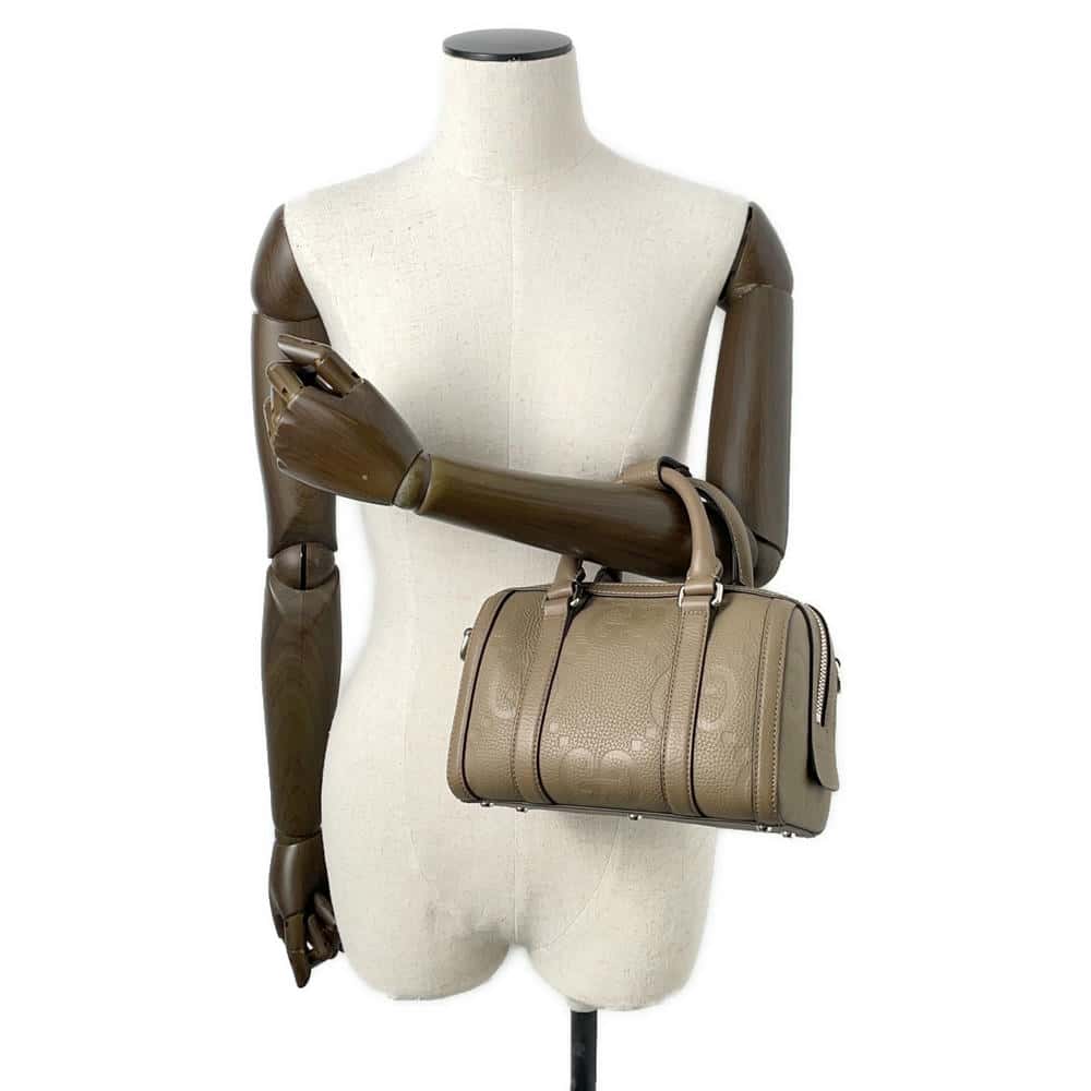 GUCCI Jumbo GG Mini Travel Bag Brown725292 Leather