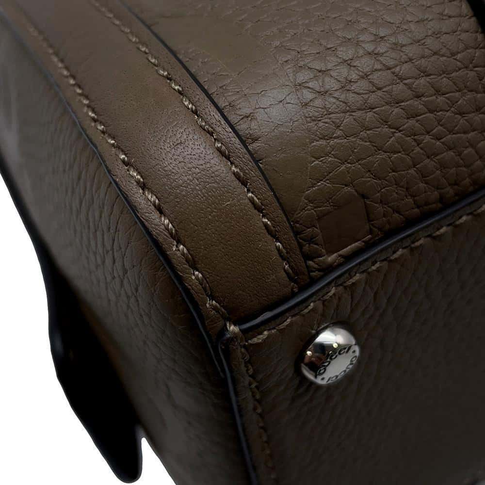 GUCCI Jumbo GG Mini Travel Bag Brown725292 Leather