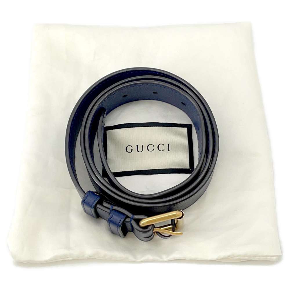 GUCCI GG Marmont Crossbody Bag Blue476434 Velour