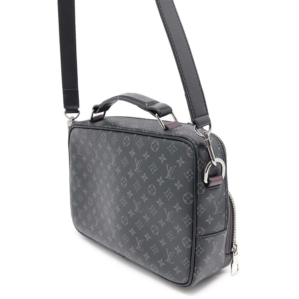 LOUIS VUITTON Messenger multi-pocket NoirM45457 Monogram Eclipse Leather