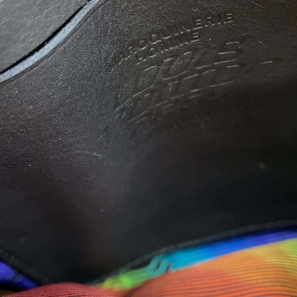 LOUIS VUITTON Asymmetrical sling bag Noir/Righe RainbowM68773 Lambskin