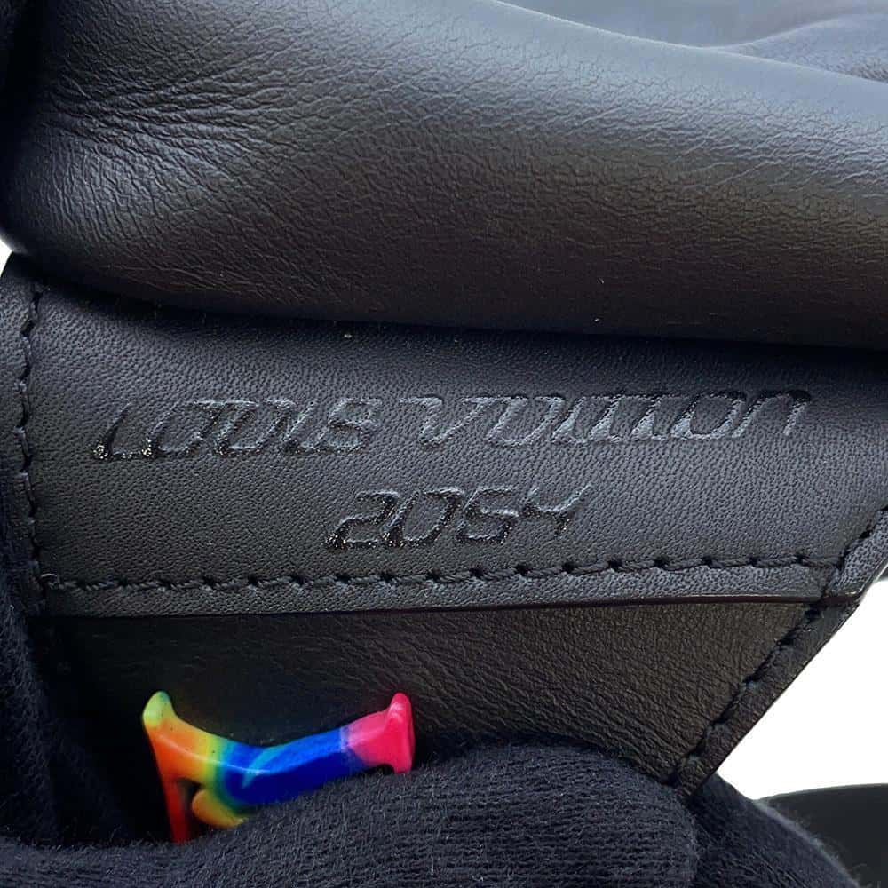 LOUIS VUITTON Asymmetrical sling bag Noir/Righe RainbowM68773 Lambskin