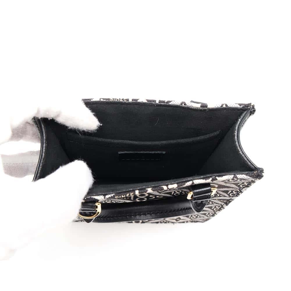 LOUIS VUITTON Petit Sac Plat NoirM80484 Monogram Jaguar SINCE 1854