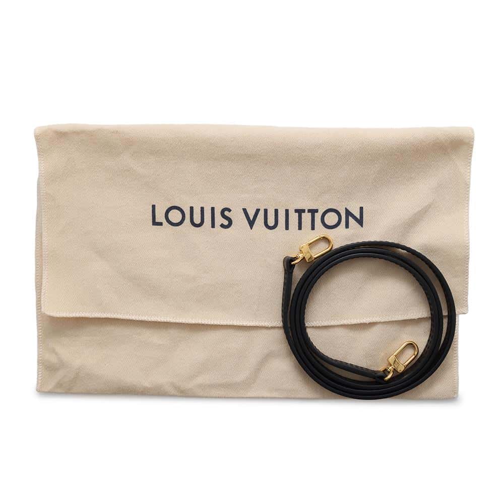 LOUIS VUITTON Petit Sac Plat NoirM80484 Monogram Jaguar SINCE 1854