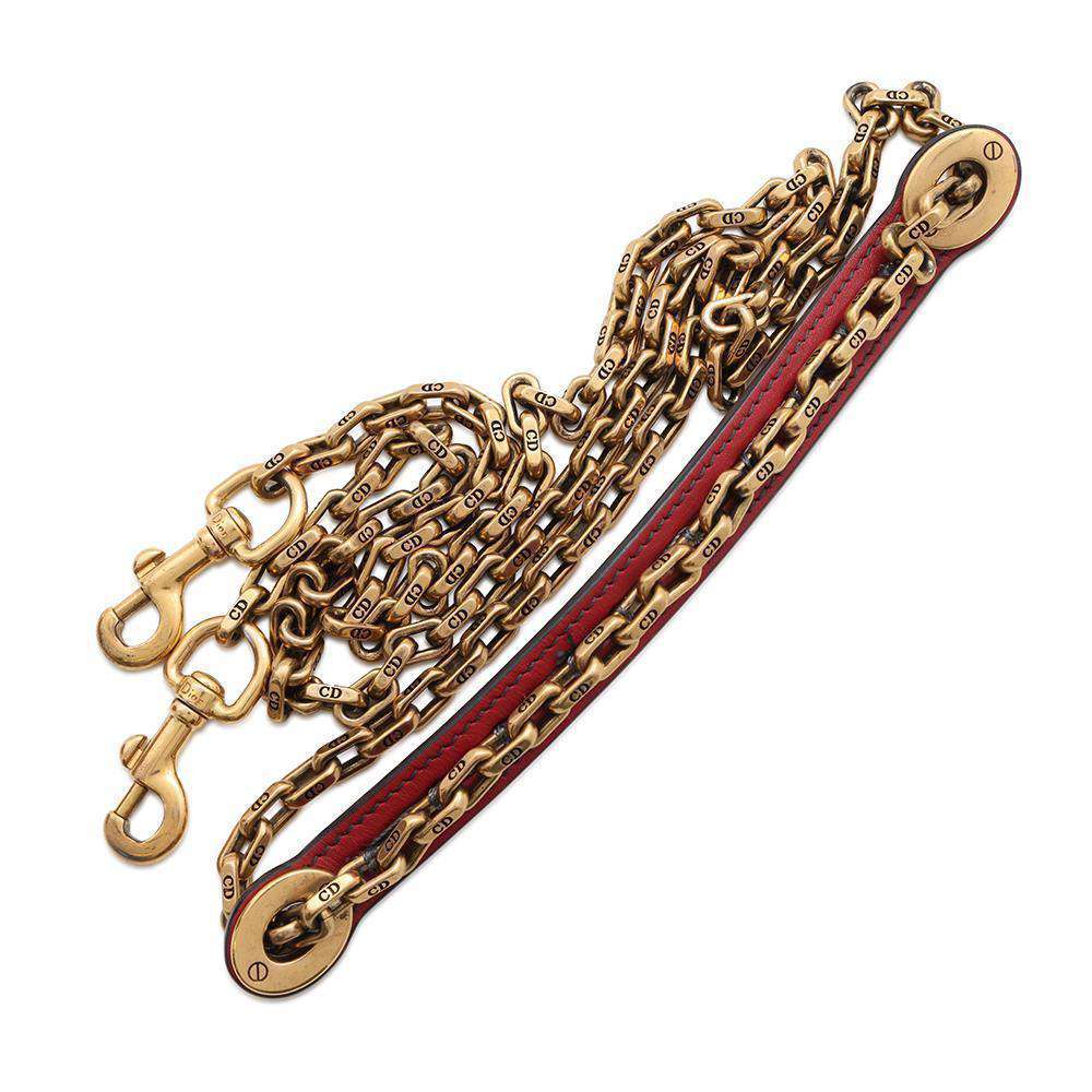 Dior Lady Dior Cannage Studded Sapple Satchel Bag 2017 Red Leather Size Mini