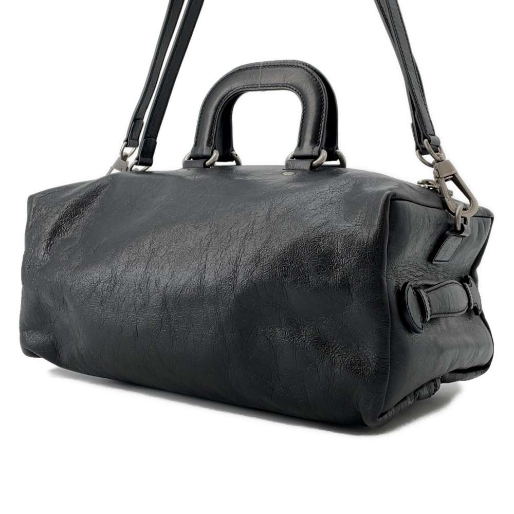 GUCCI Interlocking G 2way Boston Black587866 Leather