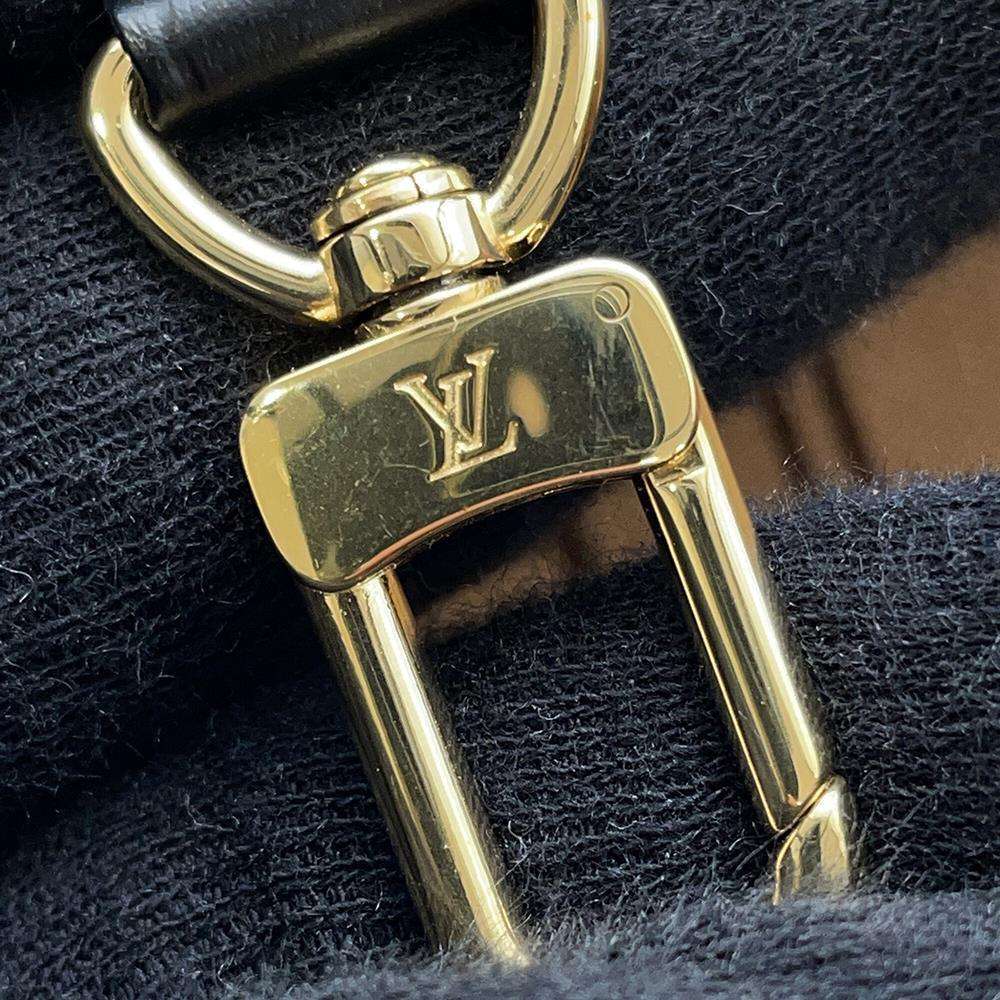 LOUIS VUITTON Neverfull Noir/Gold/SilverM45201 Monogram Size MM