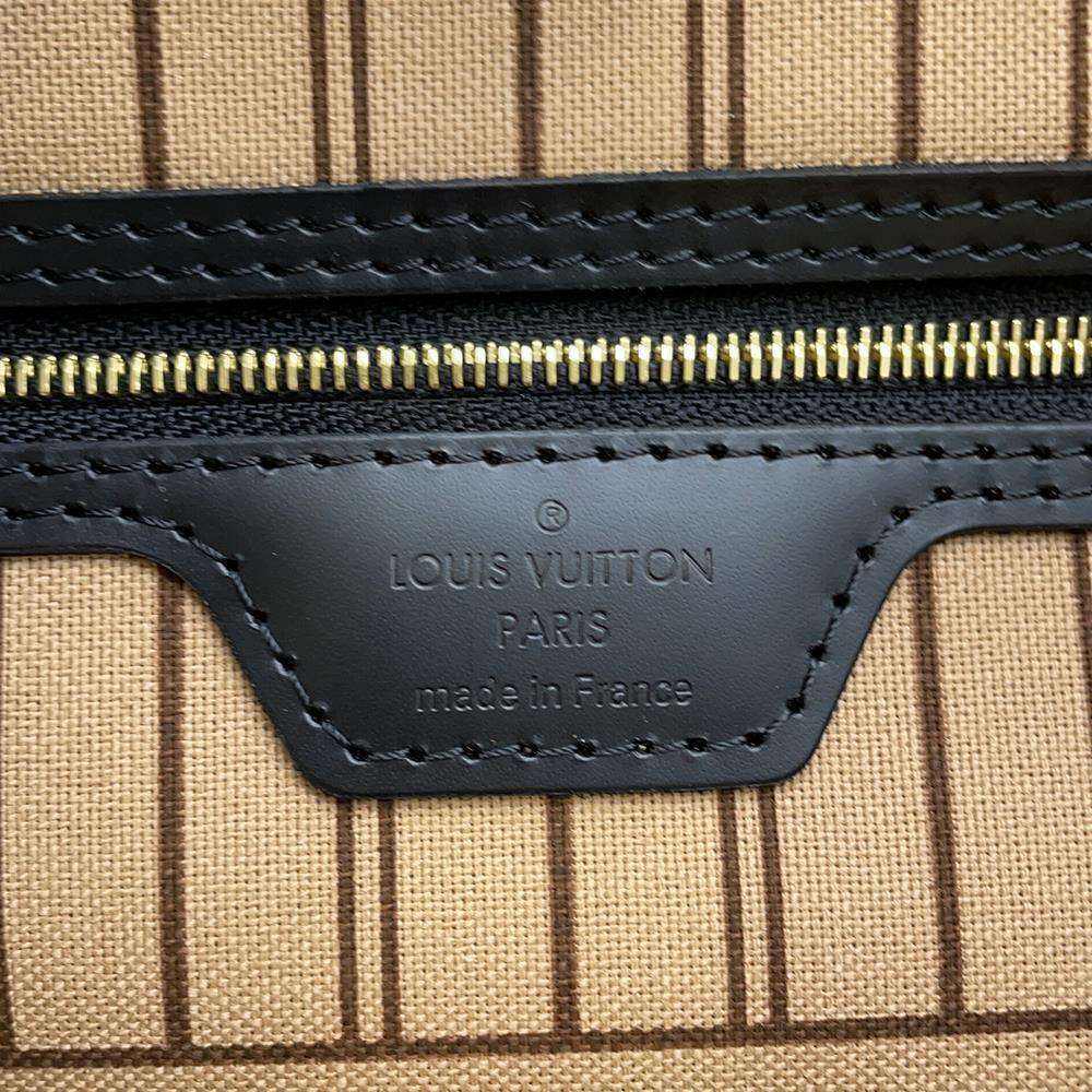 LOUIS VUITTON Neverfull Noir/Gold/SilverM45201 Monogram Size MM
